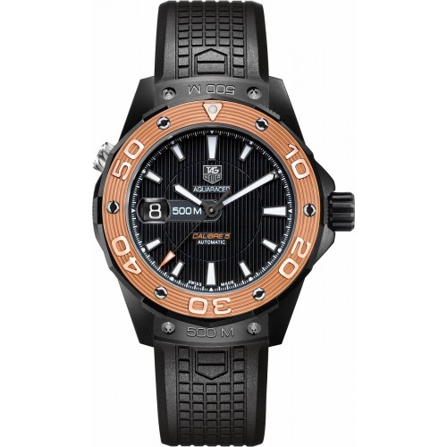 Tag Heuer Aquaracer 500M Divers Black Dial Men's Watch WAJ2182-FT6015
